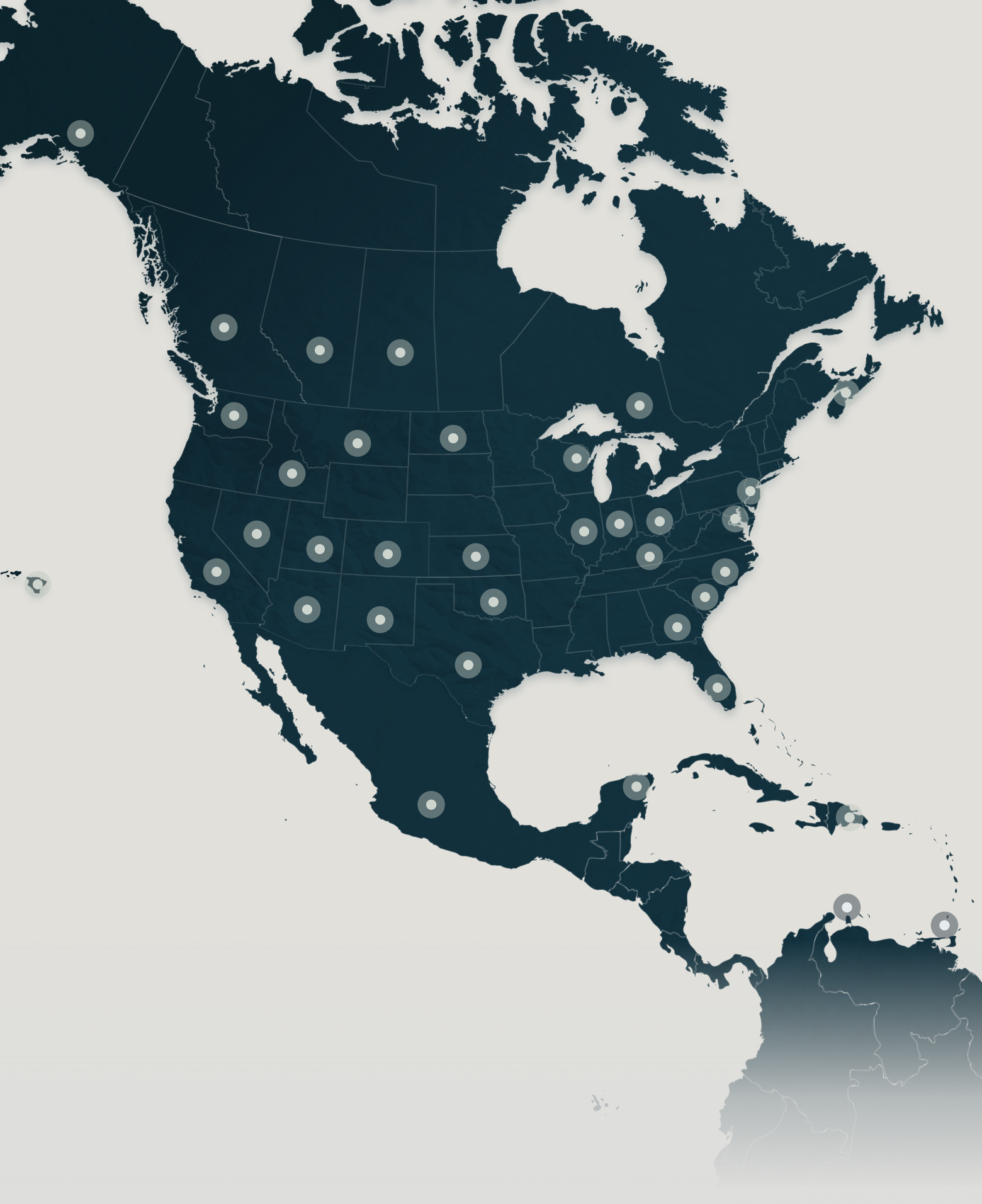 Map of Hotel Equities portfolio