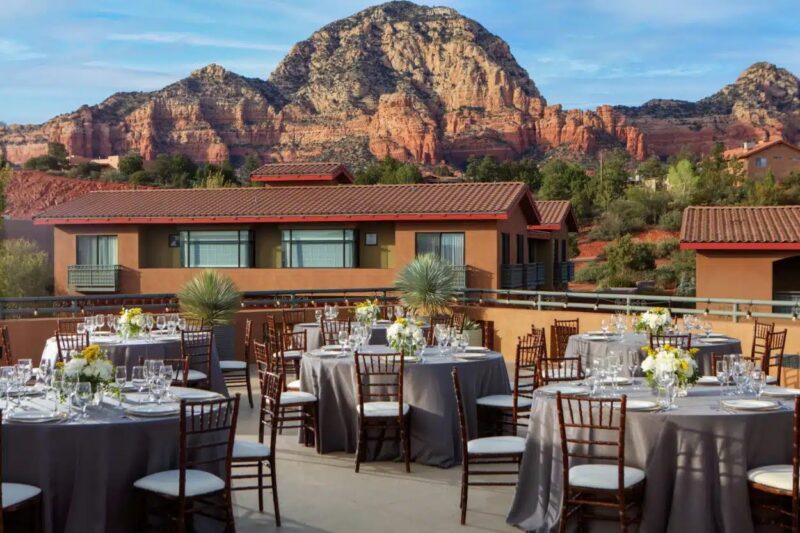 The Wilde Resort & Spa terrace